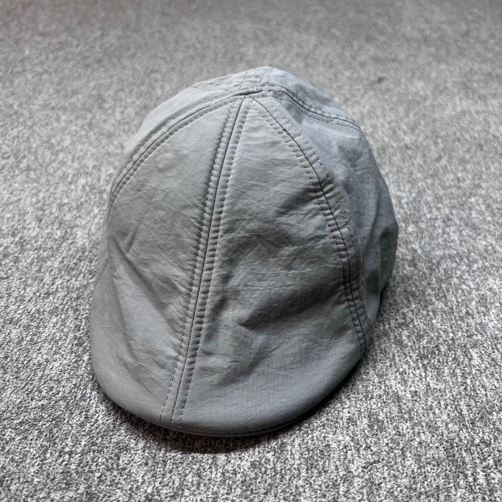 Boston Scally Co Grey Flat Cap Turquoise Lining Mens XL Scally Cap Ivy Hat